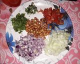 A picture of step 1 of Jhal muri.