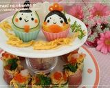 A picture of step 5 of Edible Hina Dolls for Doll Festival.