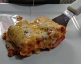 Foto del paso 3 de la receta: ROLLO de🍝Lasagna, relleno de Mortadela y Queso🧀 Mozzarella...!