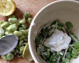 A picture of step 3 of Broad Bean And Parmesan Dip.