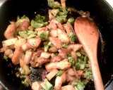 A picture of step 3 of Leftovers Hash and Eggs.
