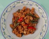 Foto langkah ke 5 dari resep 5. Tumis Tempe Kacang Panjang.