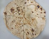 A picture of step 1 of Chapati corns.