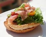 Proscuitto Pizza On Pita Bread Top Salad recipe step 3 photo