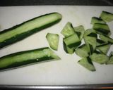 A picture of step 2 of Pork with Salt Sauce and Cucumber.