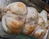 A picture of step 9 of Honey lemon thyme roast chicken.