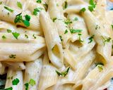 A picture of step 5 of Quick and easy cheesy Penne Pasta.