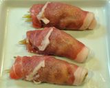 A picture of step 8 of Whole Myoga Ginger Pork Rolls.