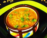 A picture of step 4 of Chana dal.