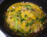A picture of step 5 of Quick, Easy and Creamy Chicken and Egg Rice Bowl.