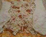 A picture of step 4 of Turkey Pepperoni Stromboli.