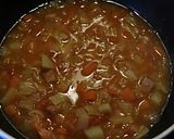 A picture of step 1 of Easy Risotto with Leftover Minestrone.