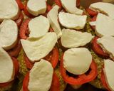 A picture of step 7 of Pesto, Tomato, & Mozzarella Baked Chicken.