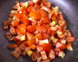 A picture of step 3 of Tomato Thokku.
