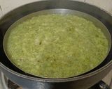 A picture of step 7 of Moong Bean Dhokla.