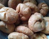 A picture of step 9 of Soft melting balushahi.