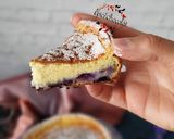 Une image de l'étape 6 de Gâteau leger au fromage blanc et myrtilles.