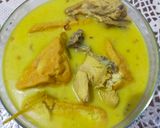 Foto langkah ke 4 dari resep Opor Ayam & Tahu Bumbu Kuning.