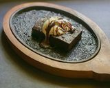 A picture of step 7 of Sizzling Brownie with Ice Cream.