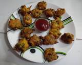 Spring onion pakode (fritters) recipe step 4 photo
