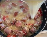 Foto del paso 6 de la receta Arroz con butifarra y puntas de jamón