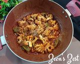 A picture of step 4 of Chilli Gobhi.