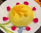 A picture of step 5 of Mango Bhapa Doi.
