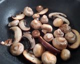 A picture of step 2 of Sig's Grilled avocado with fruity mushroom sauce.