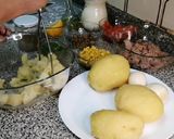 Foto del paso 1 de la receta: Rollo de patata relleno de atún/ enrollado/ brazo gitano/ sin horno