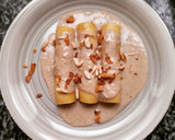 Foto del paso 7 de la receta: Canelones de pollo rustido con salsa de foie y ceps