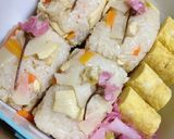 A picture of step 1 of Cherry Blossom Viewing Bento.