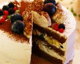 A picture of step 9 of Decorated Cafe Mocha Cake.