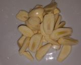 A picture of step 2 of Penne with Shrimp in Pesto Sauce..