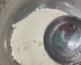 A picture of step 3 of Chhena Poda.