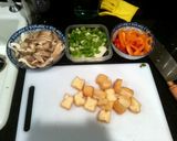A picture of step 1 of Toppokki: Korean Rice Cake Stew (My Impression).