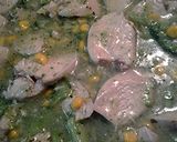 A picture of step 7 of an improvisation on the stove top or stove top casserole.