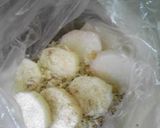A picture of step 2 of Fried Crispy Yam with Ao-Nori Seaweed.