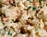 A picture of step 4 of Olivier Salad (aka Russian Potato Salad).