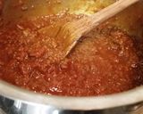 A picture of step 3 of Sloppy Joes.