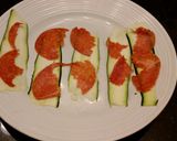 A picture of step 3 of Grilled Zucchini Ribbons.