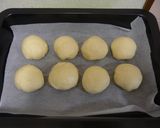 A picture of step 6 of Simple Fluffy Mini Bread Loaves Using a Pound Cake Pan.