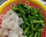 Foto langkah ke 1 dari resep Tauco Udang Tahu Kacang Panjang.