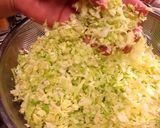 A picture of step 5 of Osaka Okonomiyaki with Beef Tendon.