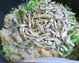 A picture of step 5 of Ponzu Rice.