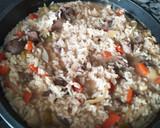 Foto del paso 5 de la receta: Arroz con hígado y corazones 💕