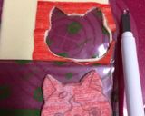 A picture of step 5 of Youkai Watch Bento (Jibanyan).