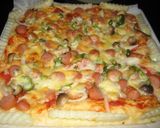 A picture of step 4 of Easy Pizza with Pancake Mix & Tofu.