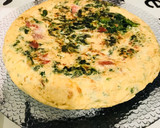 Foto del paso 7 de la receta: Tortilla espinacas y jamón con (claras de huevo solo)