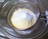 A picture of step 1 of Marbled Matcha Pound Cake.