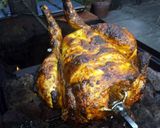 A picture of step 8 of Spit Roasted chicken.